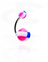 Banán "Checker" [z chirurgické oceli 316L/Acryl]