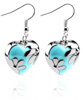 Náušnice srdce [Chirurgická ocel 316L] pár